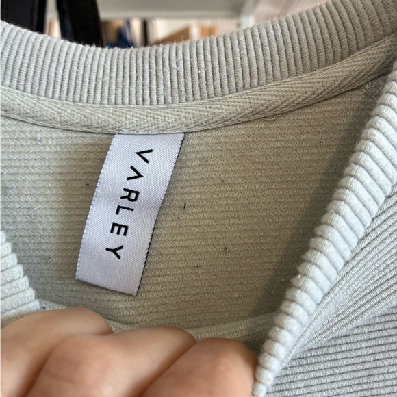 VARLEY gray crew neck sweatshirt with zipper sides size XS - Picture 5 of 5